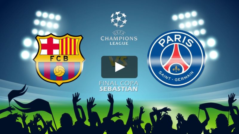 Barcelona vs PSG logos